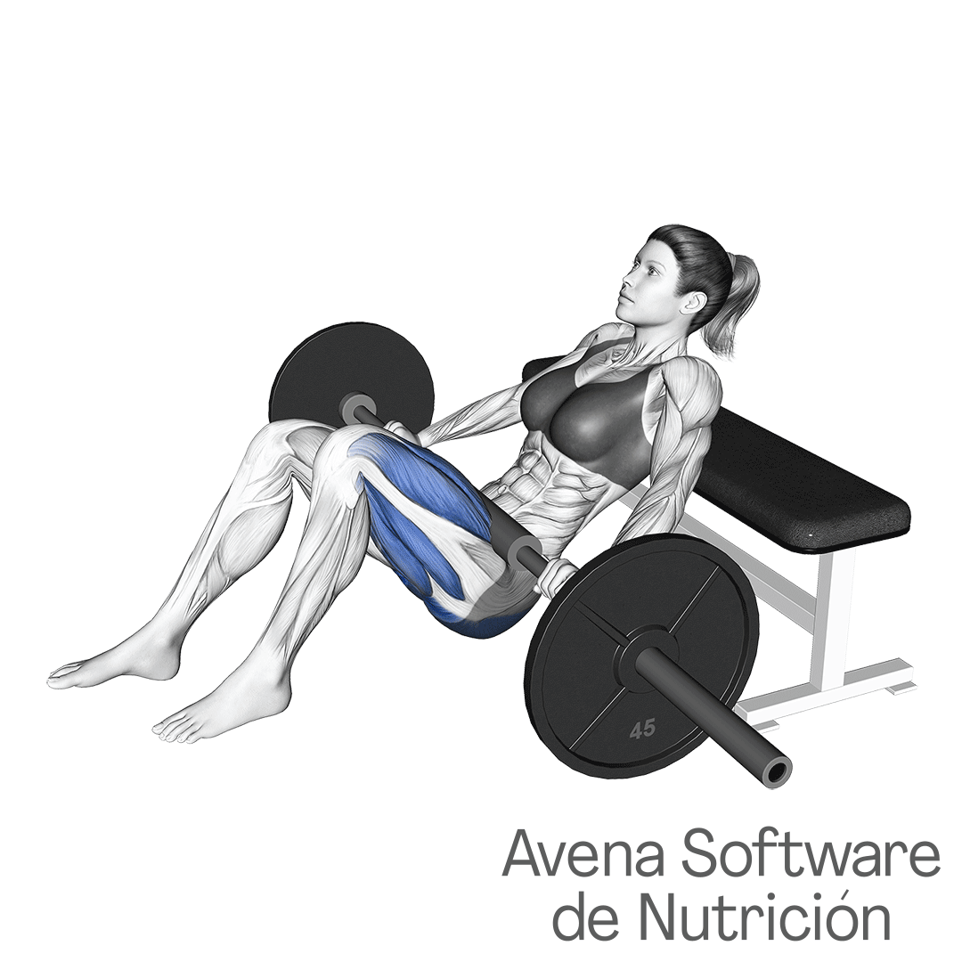 Hip thrust con barra